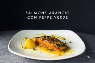 Salmone arancio con pepe verde 220g