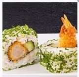 135. Ebi roll con miel mostaza (8 pzs.)