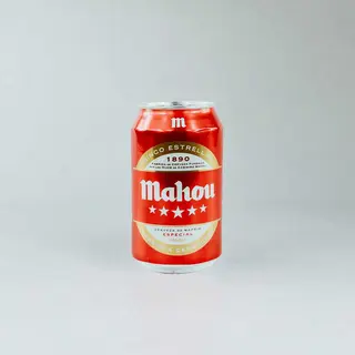Cerveza Mahou 5 Estrellas Lata 33cl