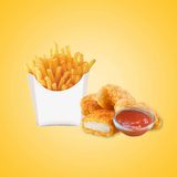 Нагетс меню+ соус безкоштовно