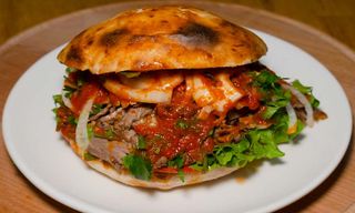 Doner in Special Turkish Bread