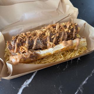 Hot Dog Pulled Pork