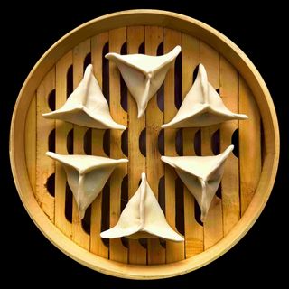 Pierożki z krewetką i miętą (6 szt.)