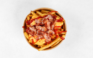 Cheddar & Bacon pomfrit 300g