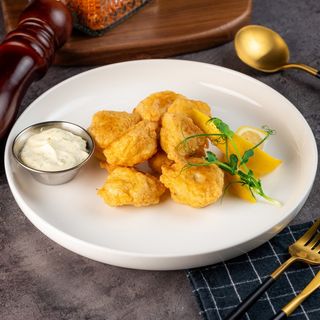 Ломтики судака в кляре