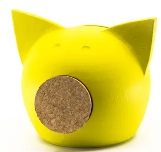 Pusculita ceramica Chalk Collection XS Yellow (XS)