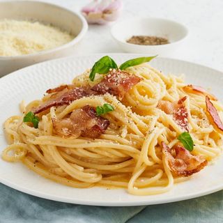Espaguetis a la carbonara