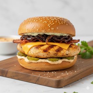 Burger De Pollo Picante
