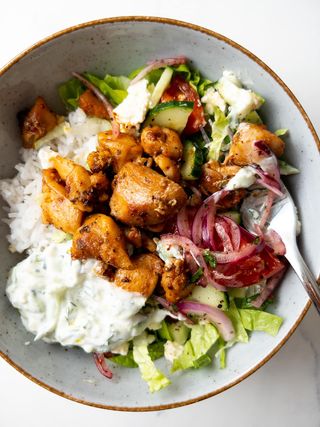 Componi la tua bowl di pollo