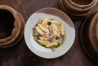 Палюшки із білими грибами та чеддером (260/10 г)