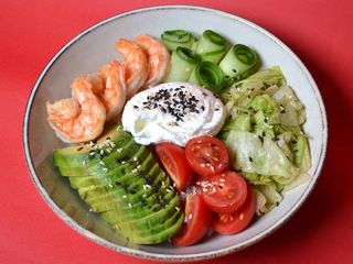 Боул з креветками (450g)