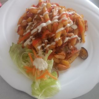 Loaded fries(chicken)