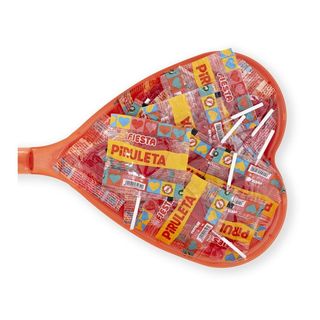 Piruleta Corazón Gigante 17 Unidades