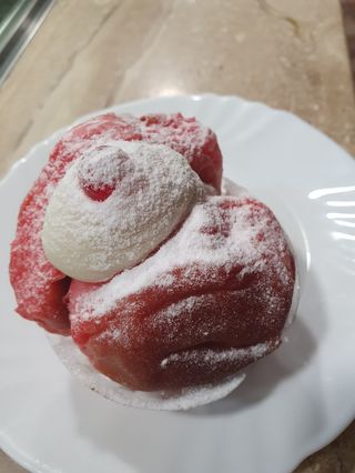 Pesche di  crema al pezzo