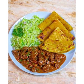 Beef Stew/Chapati/Vegetables