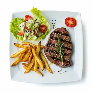 Plato combinado Lomo Plancha