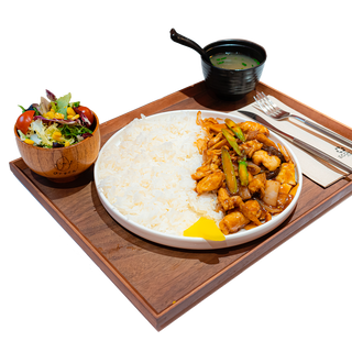 Gaifan Pollo Con Salsa De Ostras