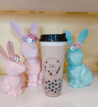 Tieguanyin al taro latte 鲜芋铁观音拿铁