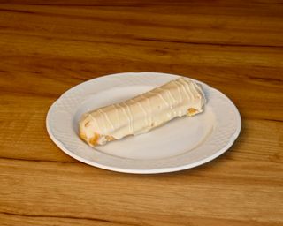 Домашни еклери със заливка от бял шоколад