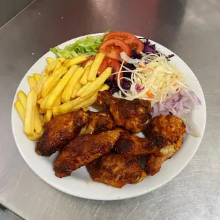 Piatto alette di pollo