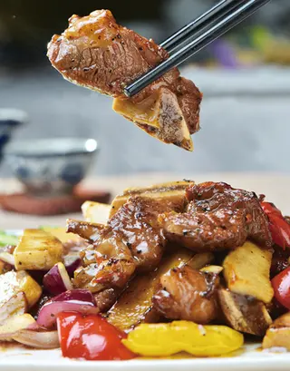 NY4 spicy beef steak