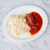 White Rice With Sauce