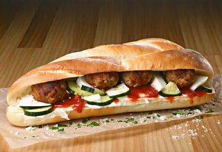 Panuozzo polpetta mezzo