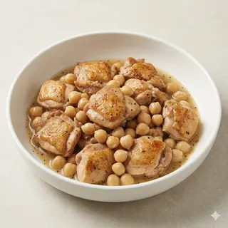 Pollo Con Garbanzos