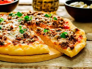 Pizza Ternera( carne picada)-32cm