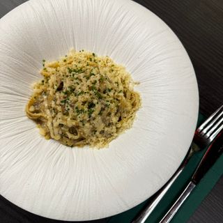 Linguine alfredo tartufo