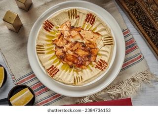 Plat Hummus Kabeb Poulet + Boisson