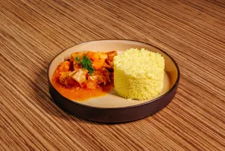Gulyash with Basmati Rise