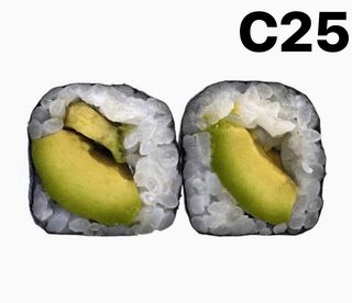 Hossomaki abocate C25