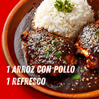 Menú Arroz con pollo