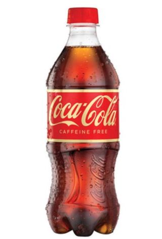 coca-cola senza caffeina bottiglietta 50 cl