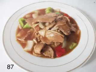 87. Anatra in salsa piccante