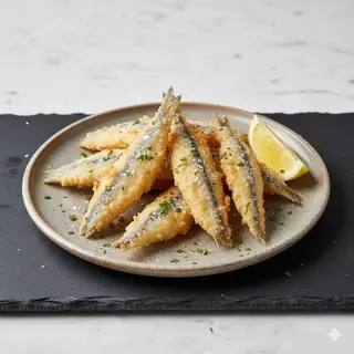 Ración De Boquerones A La Romana
