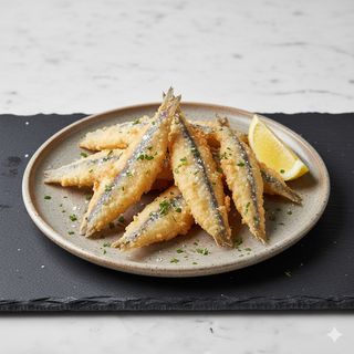 Ración De Boquerones A La Romana