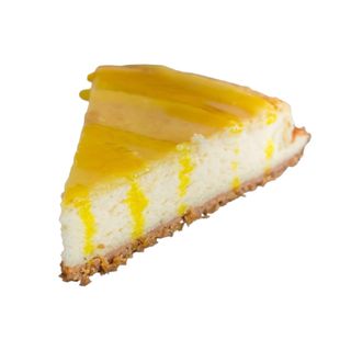 Porción Tarta Limón Y Choco Blanco