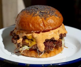 Oklahoma double smash burger 