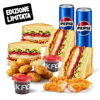 Double Box Meal Colonel’s Red Sandwich