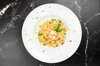 Tagliatelle cu creveti