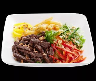 Говядина с фри