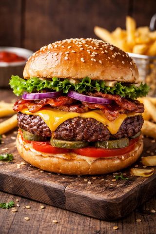 Телешки бургер