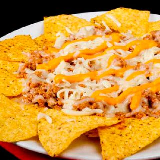 Ración De Nachos Con Queso (Grande)