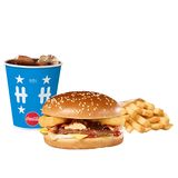 Барбекю бургер меню