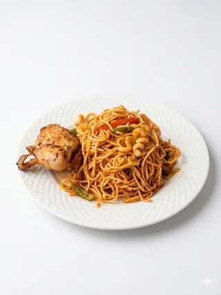 Chop Beta Pasta with chicken