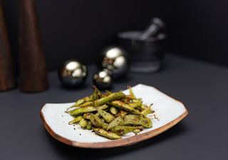 Fried Spicy Edamame