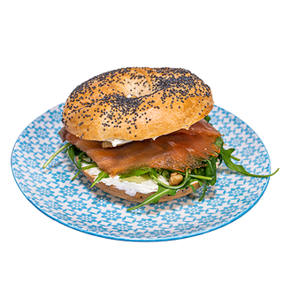 Bagel de Salmón ahumado