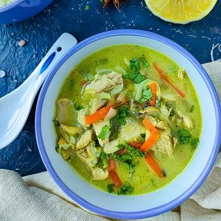 Lemon Coriander Chicken Soup